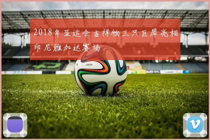 2018年亚运会吉祥物三只巨犀亮相印尼雅加达赛场